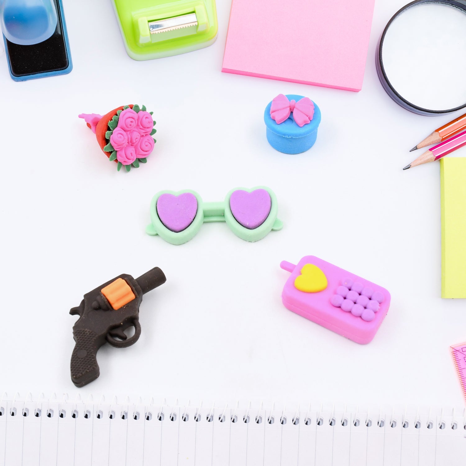Mix Design 1 Set Fancy & Stylish Colorful Erasers for Children Different Designs & Mix, Eraser Set for Return Gift, Birthday Party, School Prize (1 Set) Mix Design 1 Set Fancy & Stylish Colorful Erasers for Children Different Designs & Mix, Eraser Set for Return Gift, Birthday Party, School Prize (1 Set)